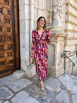 Vestido estampado| Estambul - Alalá Moda Mujer