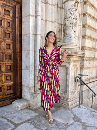 Vestido estampado| Estambul - Alalá Moda Mujer