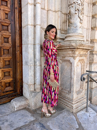 Vestido estampado| Estambul - Alalá Moda Mujer