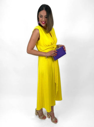 Vestido fluido amarillo | Alice - Alalá Moda Mujer