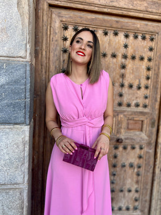 Vestido fluido rosa | Alice - Alalá Moda Mujer