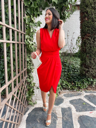Vestido Jordania rojo - Alalá Moda Mujer