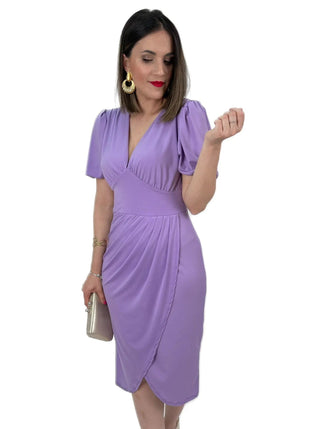 Vestido Málaga lila - Alalá Moda Mujer