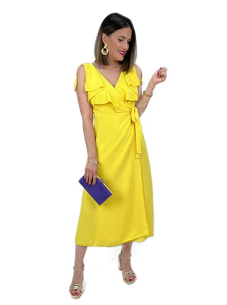 Vestido Mallorca amarillo - Alalá Moda Mujer