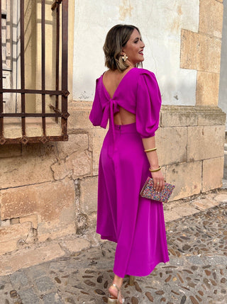 Vestido midi buganvilla | Rachel - Alalá Moda Mujer