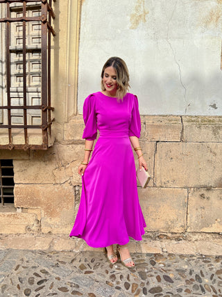 Vestido midi buganvilla | Rachel - Alalá Moda Mujer