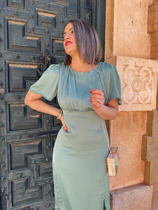 Vestido midi | Grecia - Alalá Moda Mujer
