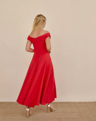 Vestido vuelo | Gala Rojo - Alalá Moda Mujer